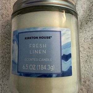 Kirkton House Fresh Linen Scented Candle - White